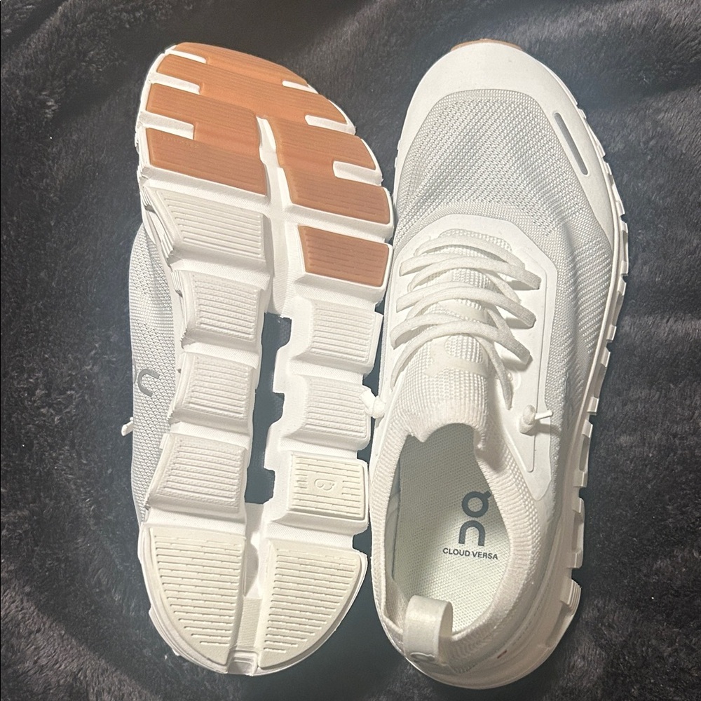 On Running White Athletic Shoes